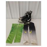 Nike Football cleats (sz 12) & arm sleeves