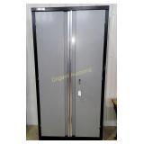 Performax metal storage cabinet, 6' H x 3'W x 18'D