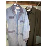 Vintage Work overcoat, Long dress coat