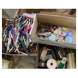 Pens, buttons, batteries, measuring tapes, more