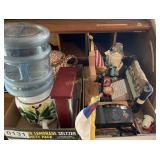 Clock, Christian decor, pitcher and more