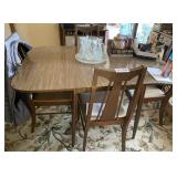 Drop leaf Table and (4) chairs