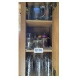 Glass cups and Beer mugs