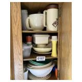 plastic bowls, strainers, cups and more