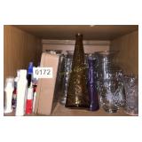 Cleaners, First Aid kit, misc vases