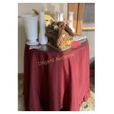 Vases, decor, pitcher, and bird houses