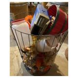 Toys, dolls, wire crate