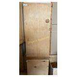 Cabinet and jars (14x19x68)