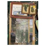 Pictures, wall decor and puzzles