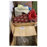 Punch bowel, misc rugs