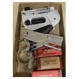 Staple Gun, Stapler and staples