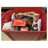 Christmas clings, golfing Santa, plates, more
