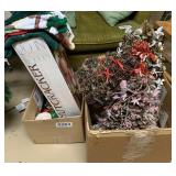 Nutcrackers, pine cone trees and Christmas towels