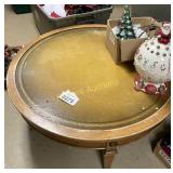 Round coffee table - (NOT contents)