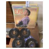 Vintage Elvis record albums, 45 rpms