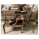 Antique Yarn Winder, Well decor, table