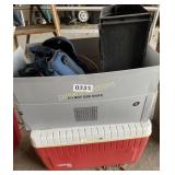 Thermos cooler, mailbox, bags