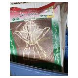Tarps, lighted wire angel , car deicer and more