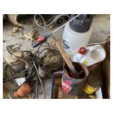 (2) sump pumps, sprayer and more