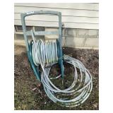 Hose and reel, planters