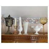 Candles, vases, bowls