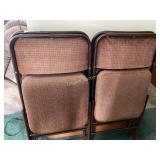 Card table, (4) chairs