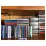 CDs and cassette tapes
