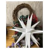 Christmas Star and Wreaths