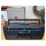 Kodak Showtime 8 projector, GE radio/cassette