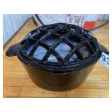Lattice Top Cast Iron Wood Stove Stamer