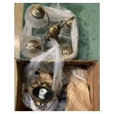 Emerson ceiling fan, (2) light fixtures