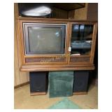 Dimensia TV/stand, Fisher speakers, Magnavox DVD