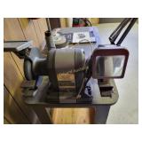 Craftsman Bench grinder, bench & light