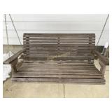 Hanging porch swing