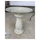 Ceramic bird bath