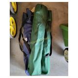 (3) folding bag chairs