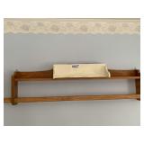 18" Wall shelf and 43" Wall Quilt display