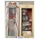 (2) Porcelain dolls