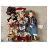 (3) Porcelain dolls