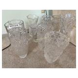 (10) Glass Vases