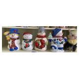 (5) Cookie jars