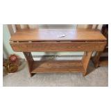 Drop leaf table (12.5"x40"x26")