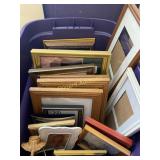 Picture frames and tote with lid