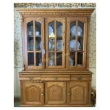 China cabinet (17" x 57" x 77.5")