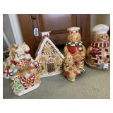Gingerbread cookie jars