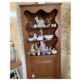 Corner hutch (32" x 69.5") contents NOT included