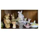 Easter cookie jar, glass baskets & more