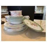 Misc plates, cups, egg trays and more