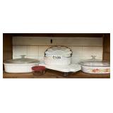 Corningware & misc Casserole dishes and more