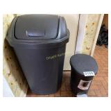 (2) Trashcans